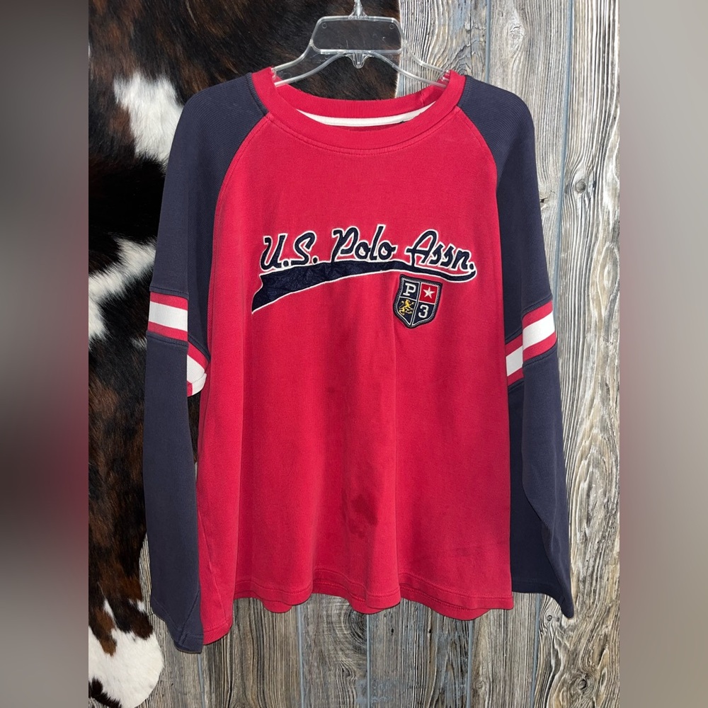 Y2K U.S Polo Assn size XL men’s long sleeve tee shirt in GUC